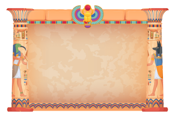 Download Egyptian Game Frame. Cartoon Ancient Col - Game frame Collection