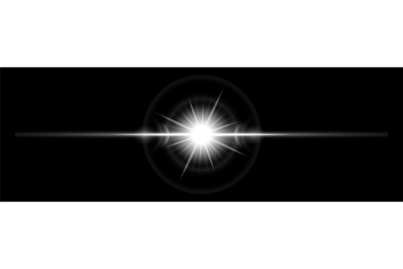 Download Glowing Light Flare Effect. Shining Star - Shining Collection