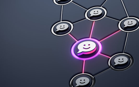 Download Smile Comment Neon Sign 3d Rendering - Neon sign Collection