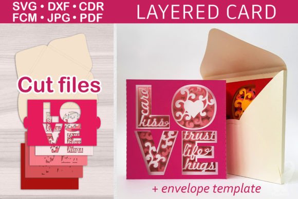 Download 3D Tunnel Layered Card with Envelope SVG - 3d tunnel Collection
