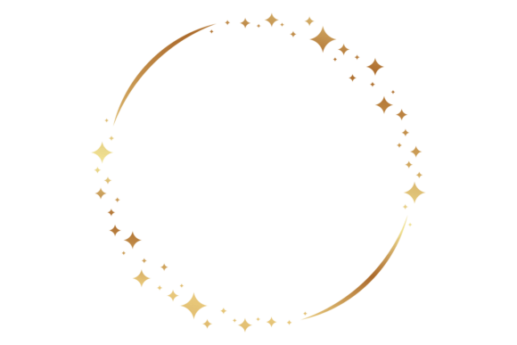 Download Stardust Circle. Shiny Glowing Golden Ri - Golden Collection