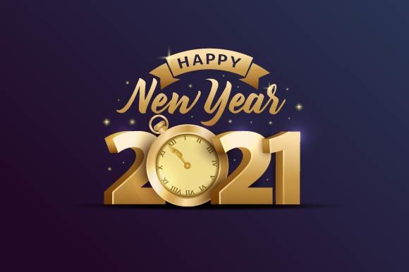 Download Happy New Year 2021 Golden Shine - Golden Collection
