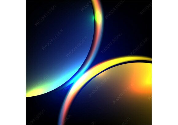 Download Abstract Neon Light Tech Background - Tech Collection