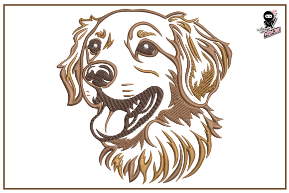 Download Golden Retriever Portrait - Golden Collection