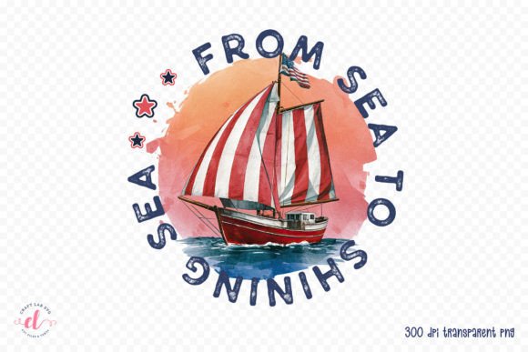 Download From Sea to Shining Sea, 4th of July PNG - Shining Collection