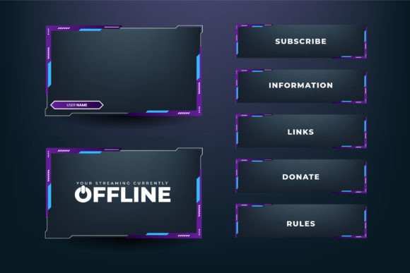 Download Modern Game Frame Element Template - Game frame Collection