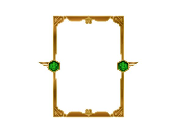 Download Luxury Game Asset Frame Art with Diamond - Premium Resources